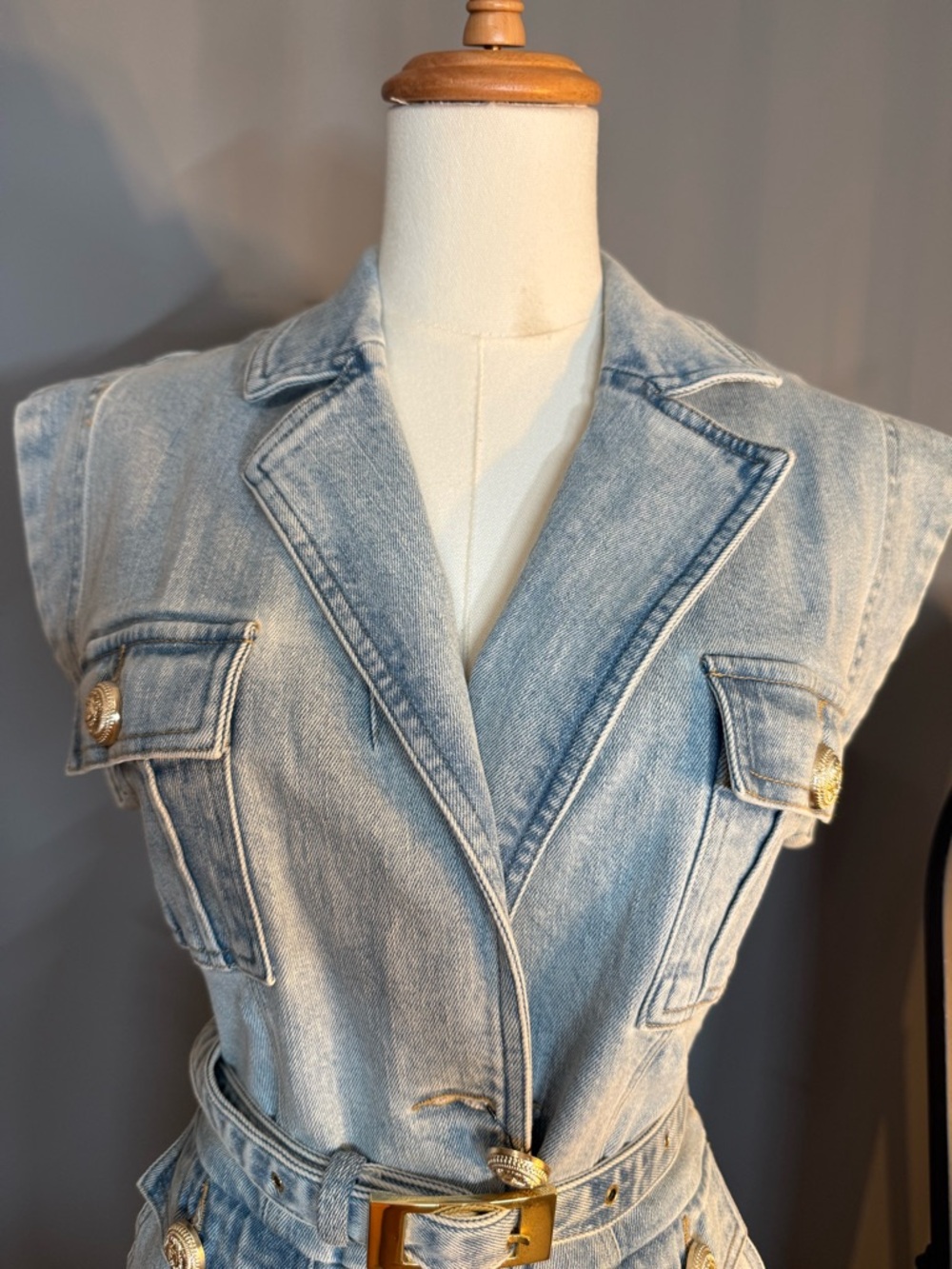 Generation Love Luey Denim Dress - XS NWOT - Picture 9 of 11